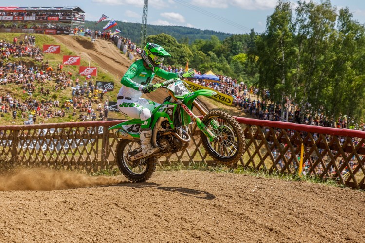 Febvre managed a convincing win in the first moto